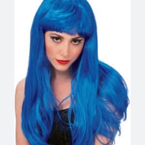 Glamorous, Blue Wig Costume for Halloween